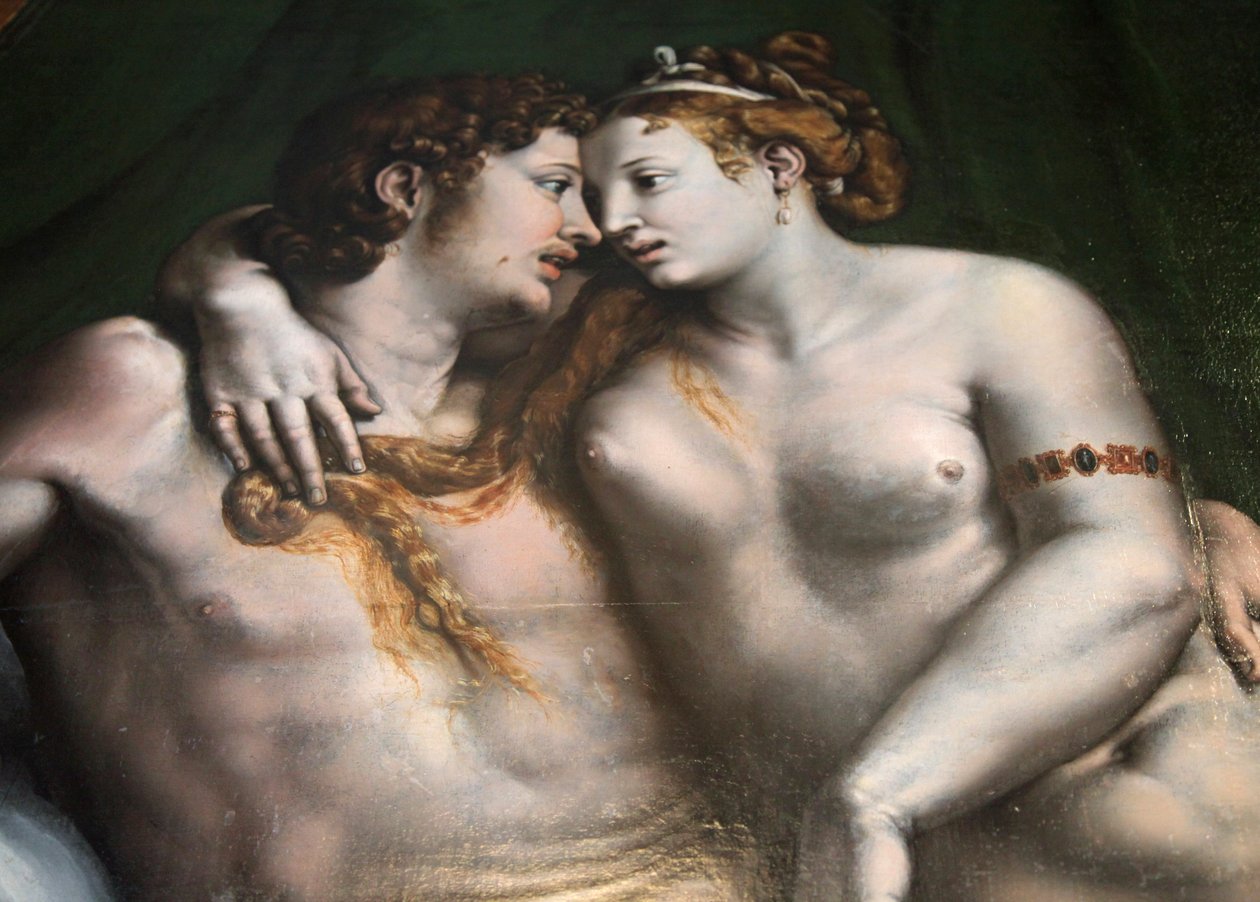 Liebesszene von Giulio Romano