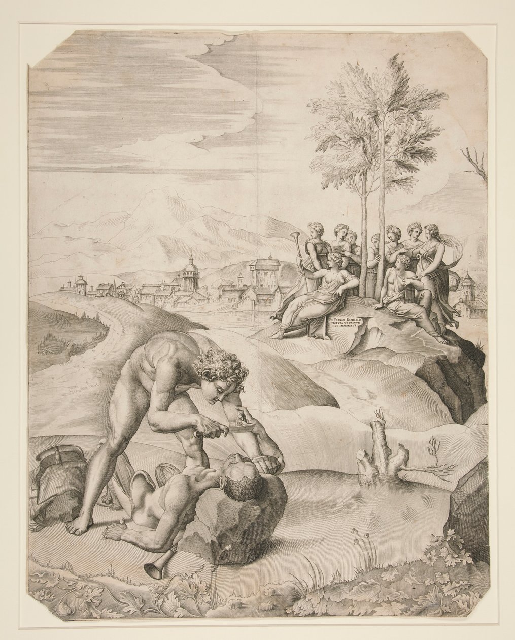 Die Häutung des Marsyas von Giulio Sanuto