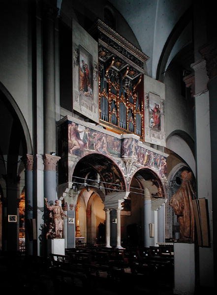 Orgel, gemalt 1546 von Giulio Taraschi
