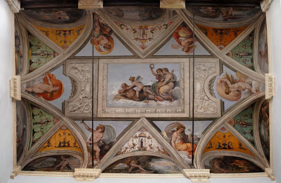 Loggia Orsini Omnia Vincit Amor von Giuseppe Cesari