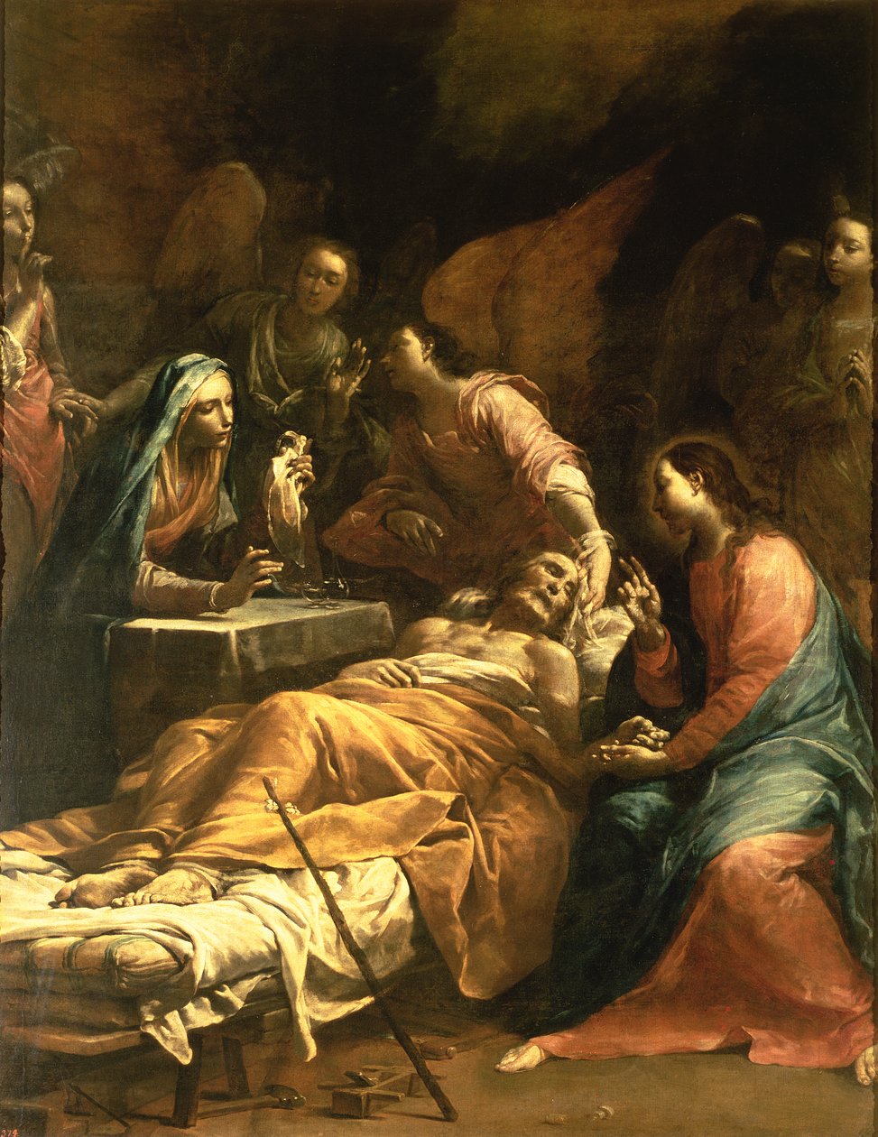 Der Tod des Heiligen Joseph, ca. 1712 von Giuseppe Maria Crespi