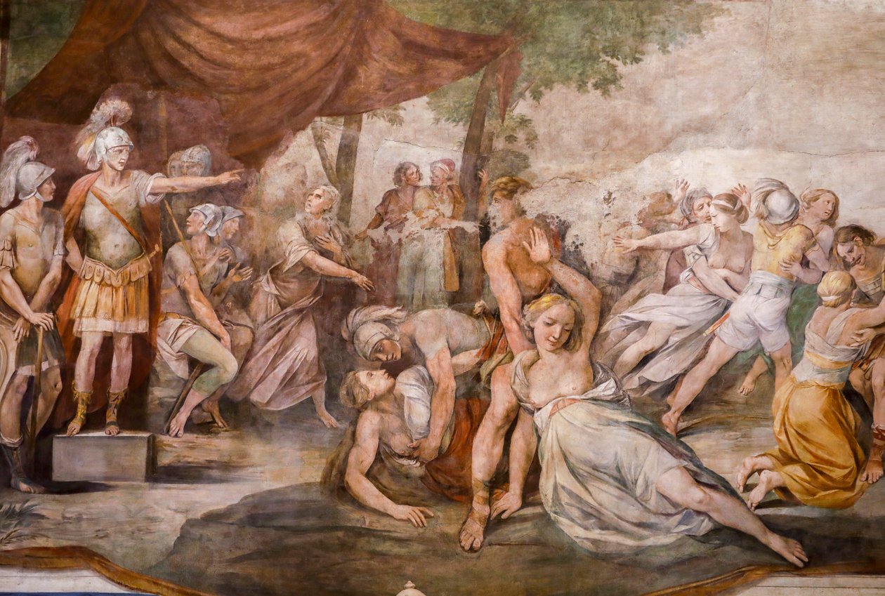 Raub der Sabinerinnen (Detail) von Giuseppe (1568 1640) Cesari