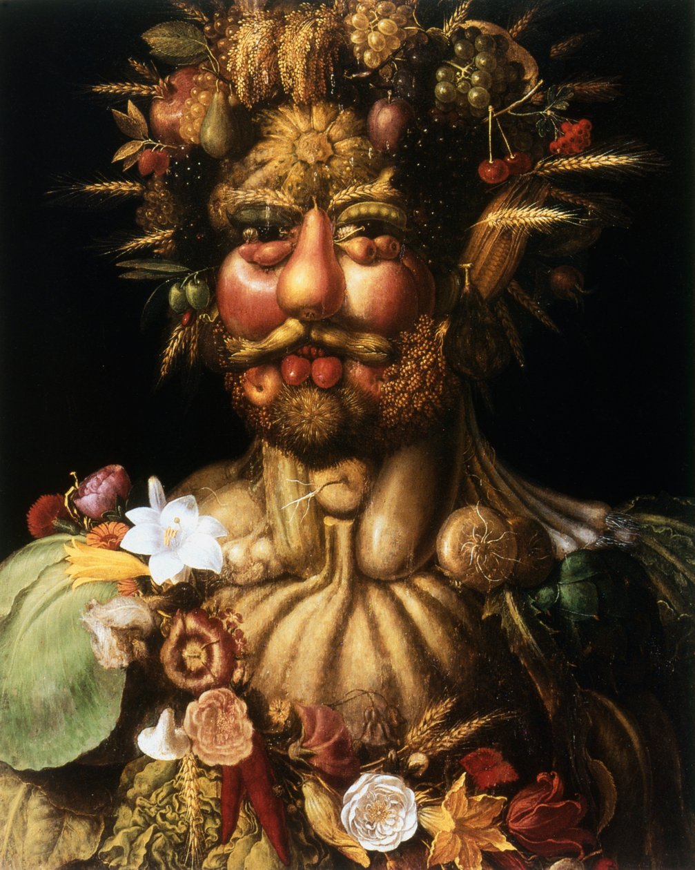 Vertumnus - Rudolf II., ca. 1590 von Giuseppe Arcimboldi