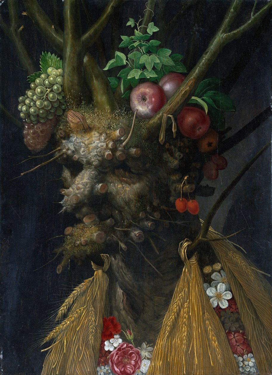 Vier Jahreszeiten in einem Kopf von Giuseppe Arcimboldo