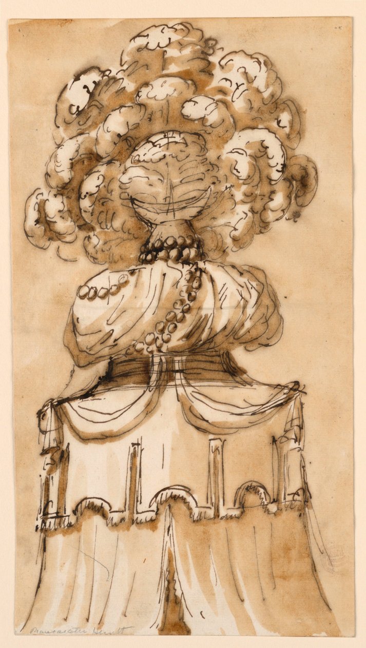 Kamm eines Baldachins von Giuseppe Barberi