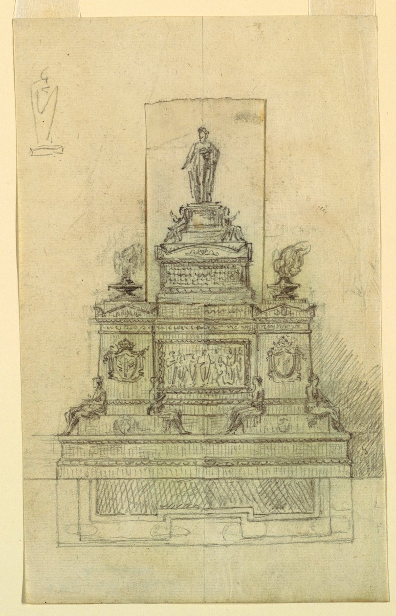 Entwurf für ein Denkmal von Giuseppe Barberi