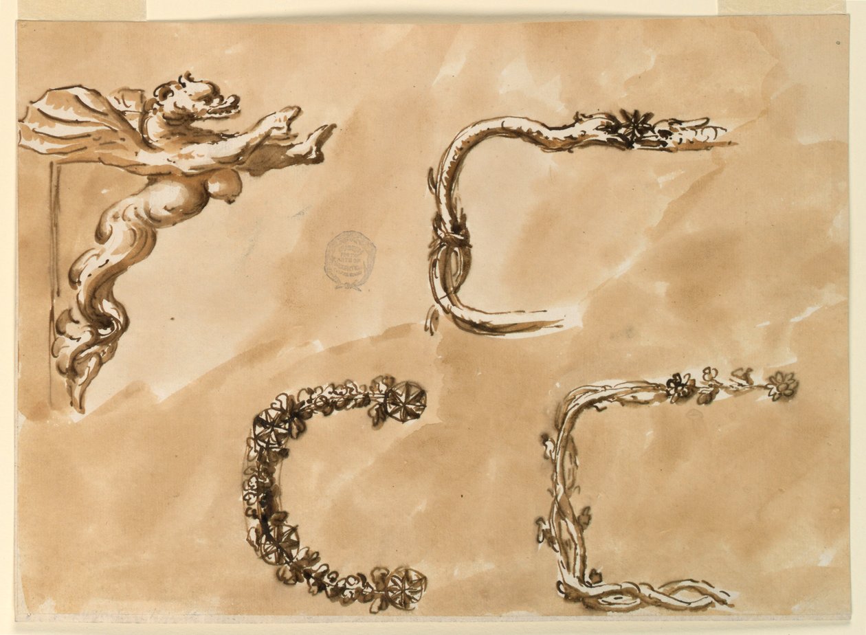 Türklopfer und Metalltaschenrahmen von Giuseppe Barberi