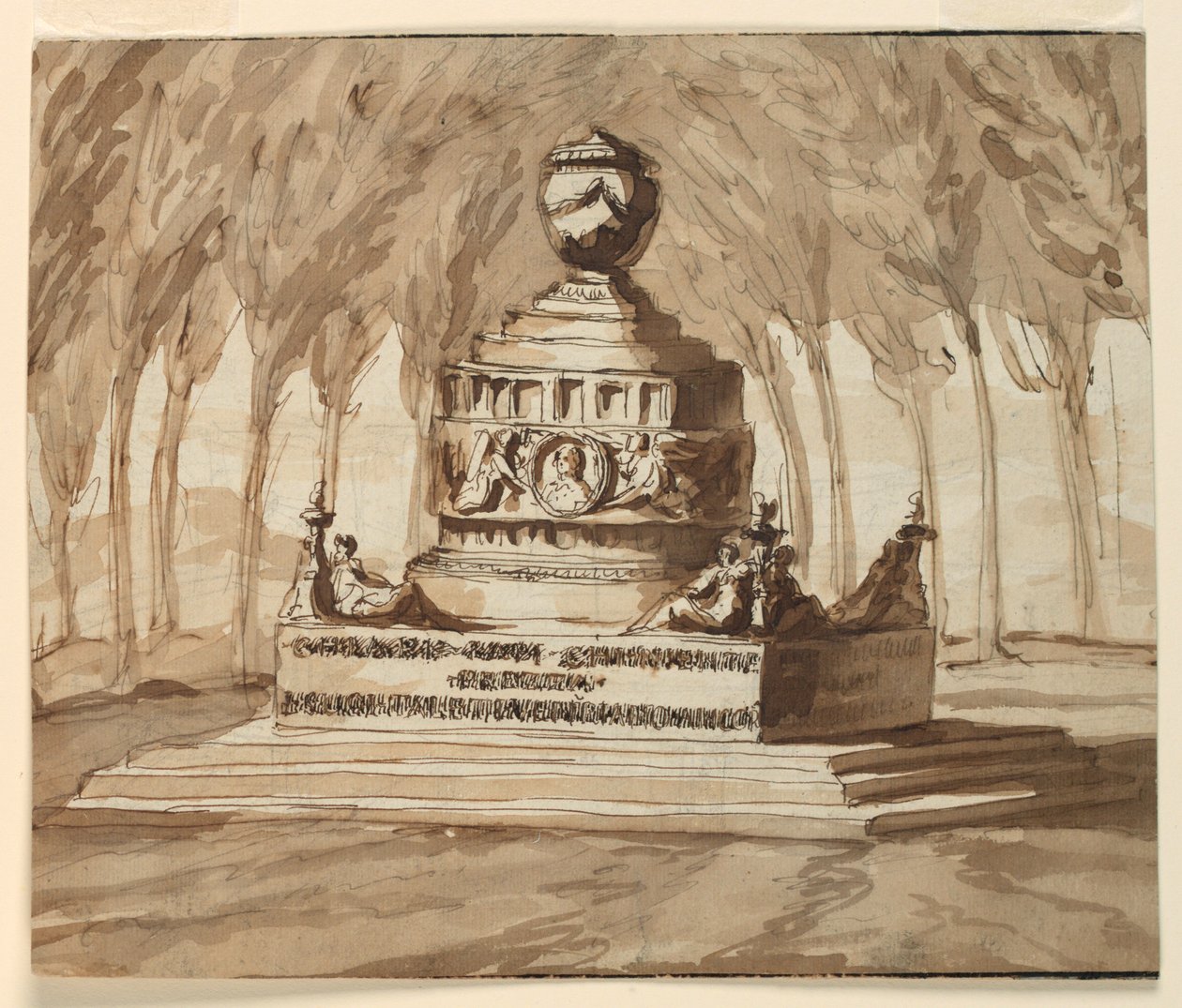 Grabdenkmal für den Dichter Pietro Chiari von Giuseppe Barberi