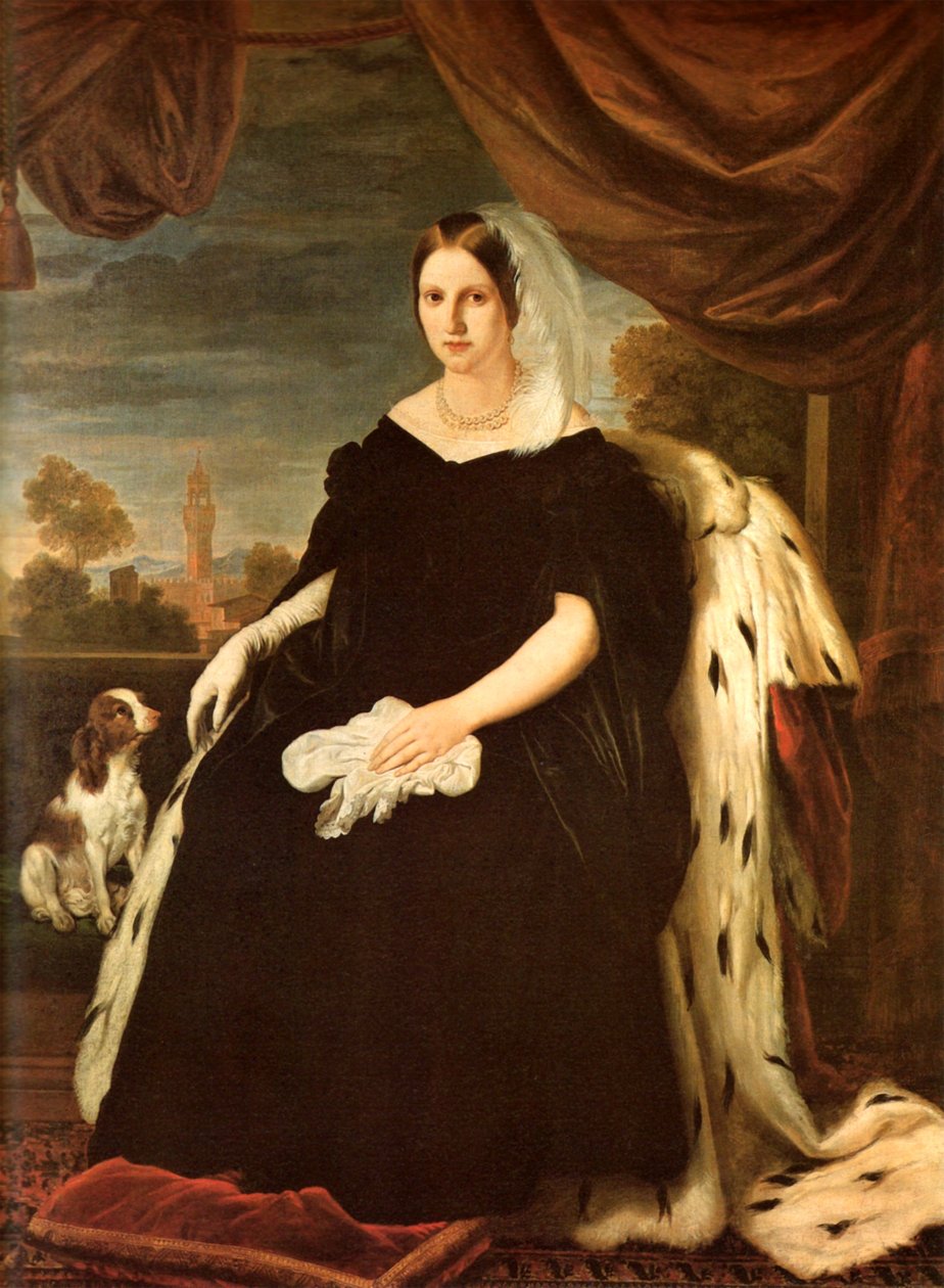 Porträt von Maria Antonietta von Toskana von Giuseppe Bezzuoli