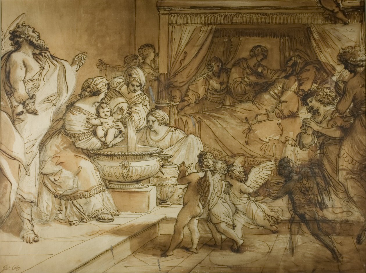 Geburt der Jungfrau von Giuseppe Cades