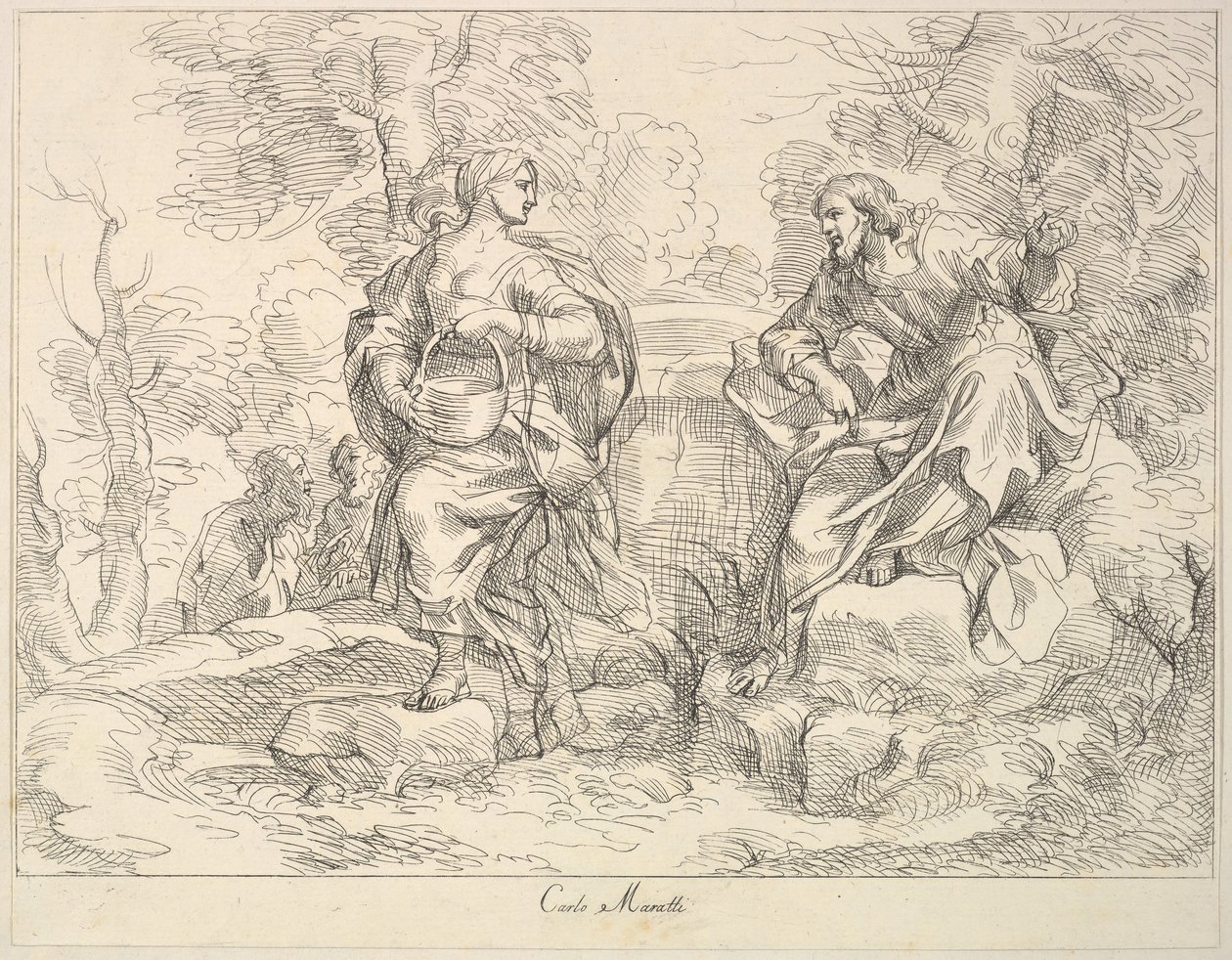 Christus erscheint Maria Magdalena, 1740-1802 von Giuseppe Canale