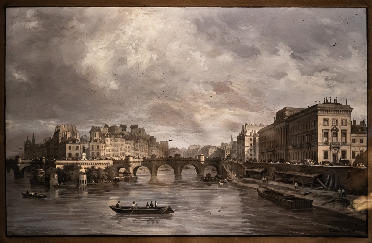 Blick auf die Pont Neuf von Giuseppe Canella