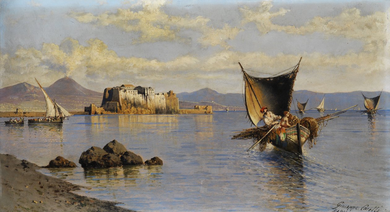 Bucht von Neapel mit Castel dell