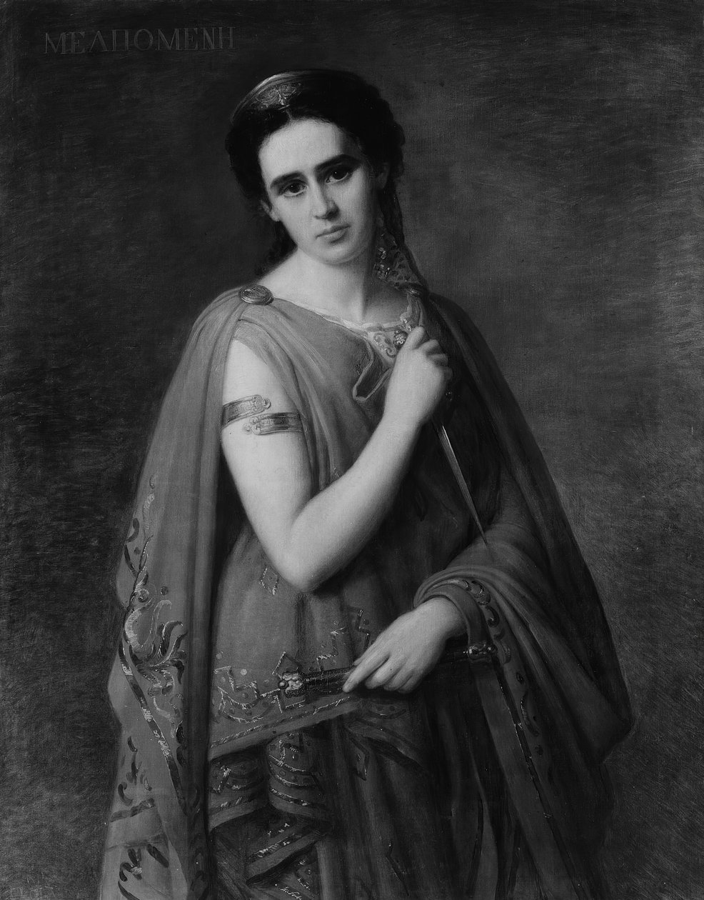 Melpomene, 1869 von Giuseppe Fagnani