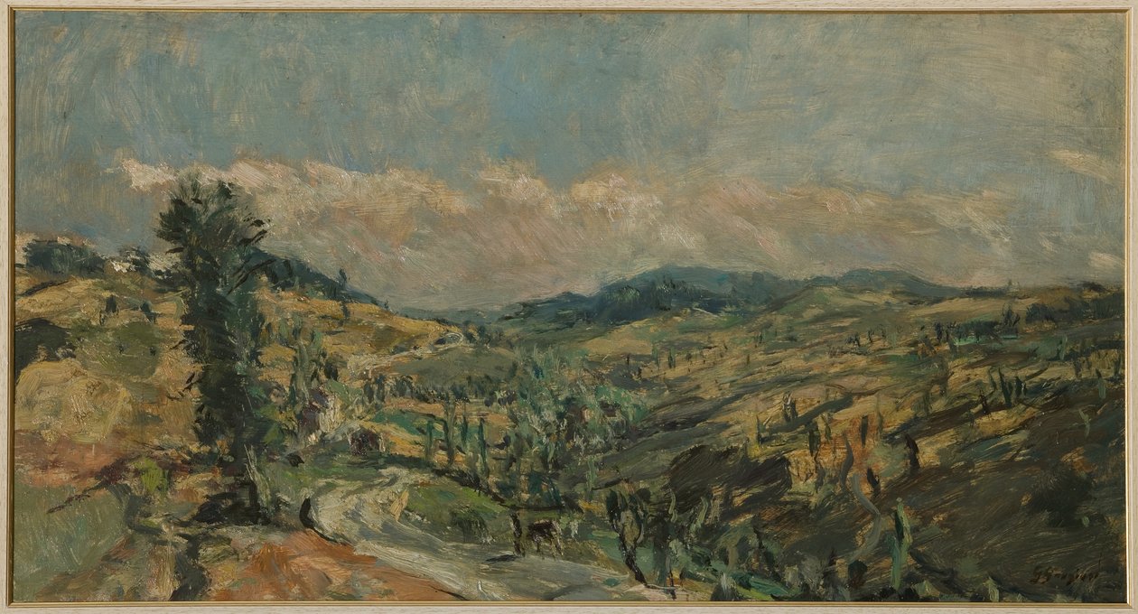 Landschaft mit Zypressen von Giuseppe Graziosi