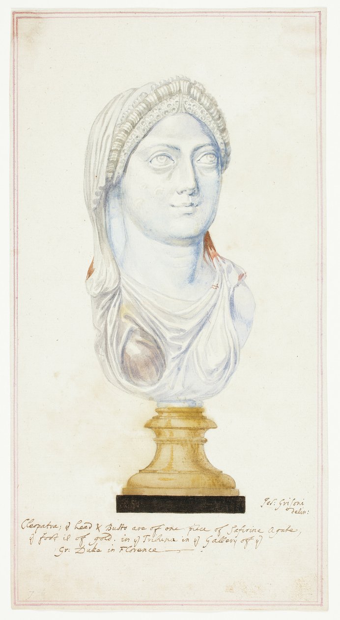 Achatkopf der Kleopatra von Giuseppe Grisoni
