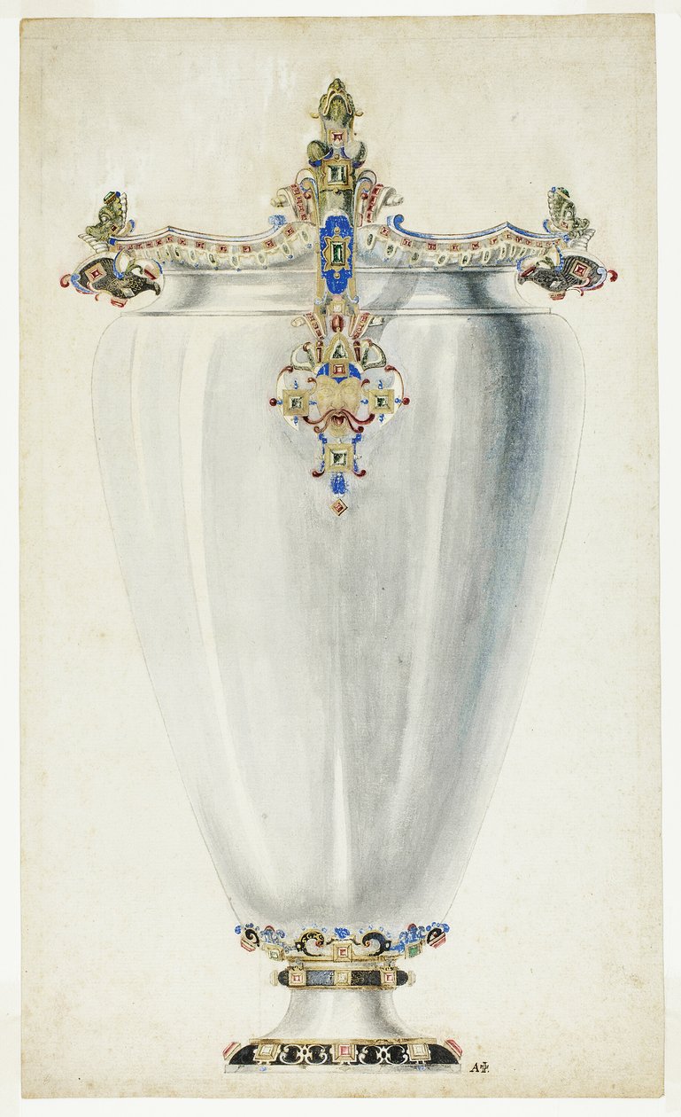 Monumentale Juwelenvase von Giuseppe Grisoni