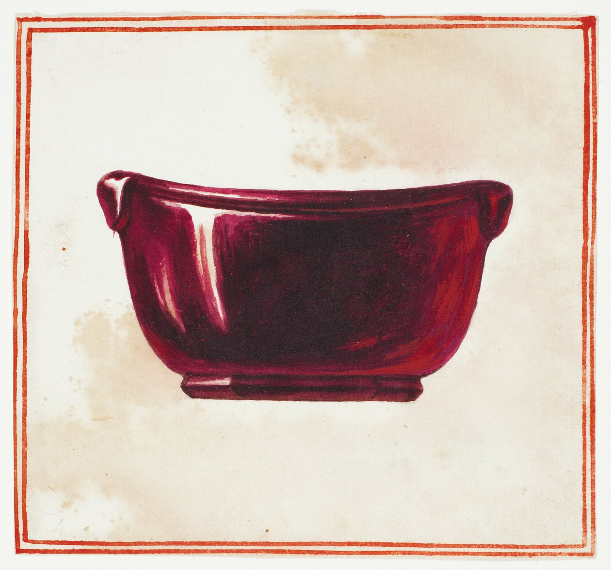 Lila Schale von Giuseppe Grisoni