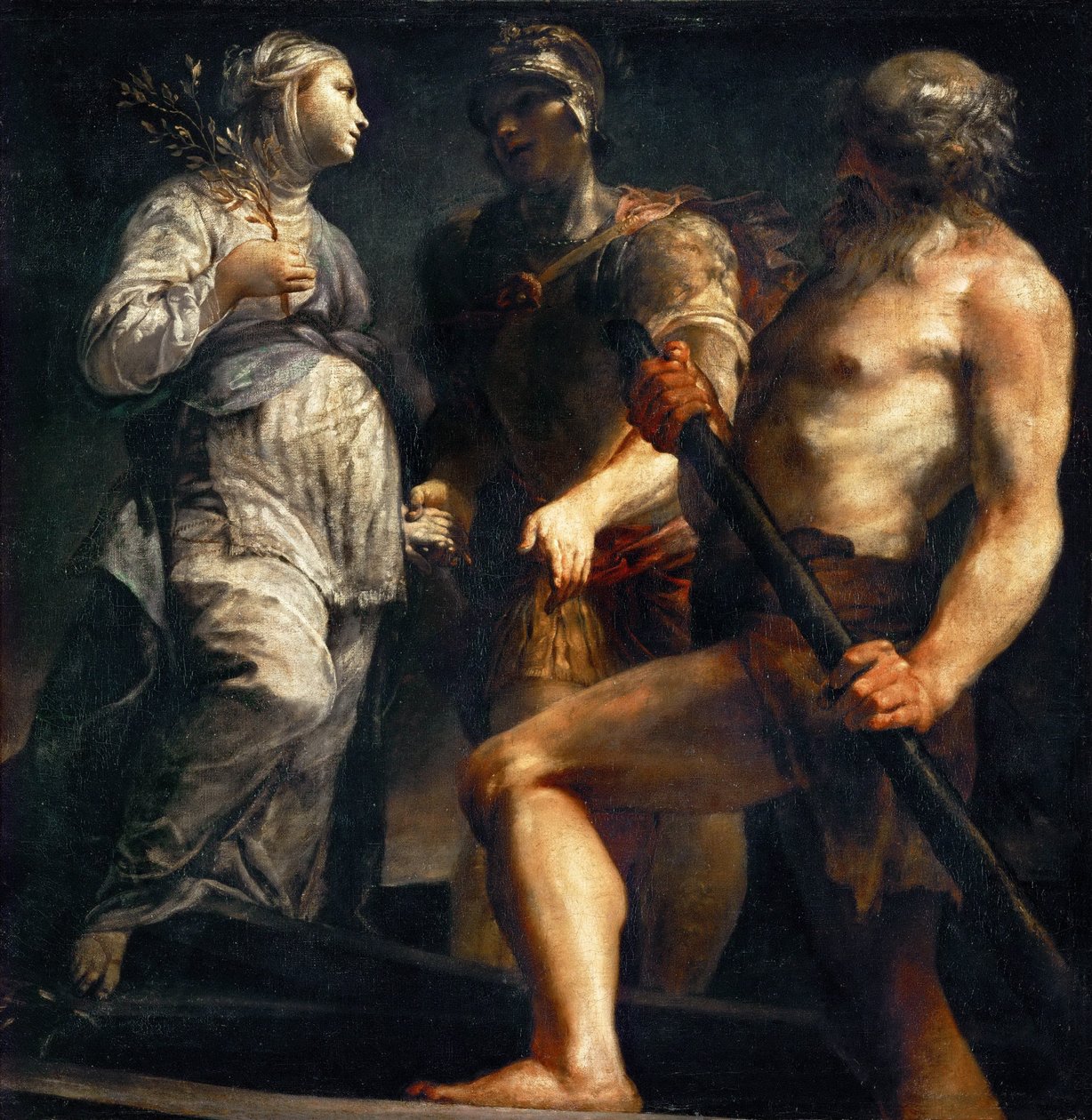 Aeneas, Sibylle und Charon, ca. 1695 von Giuseppe Maria Crespi