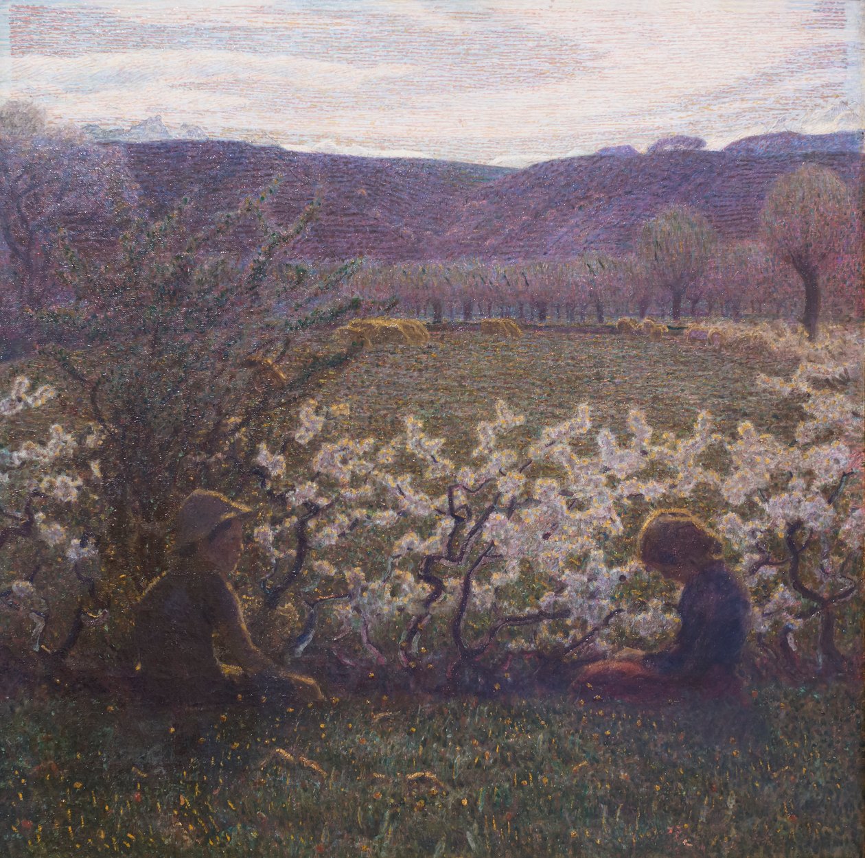 Blühende Wiese von Giuseppe Pellizza da Volpedo