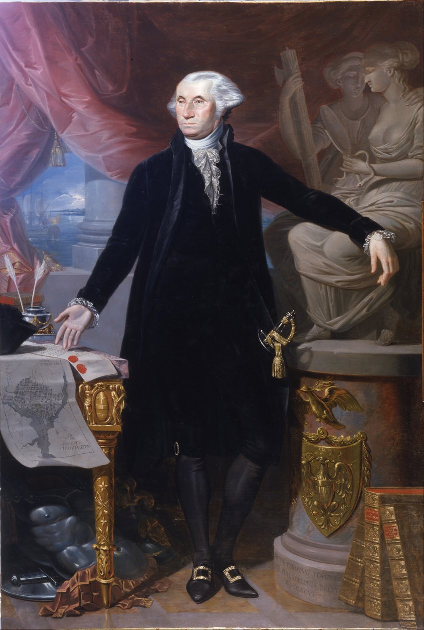 Porträt von George Washington von Giuseppe Perovani