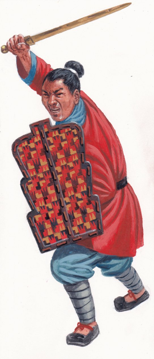 Schwertkämpfer der Zhao-Armee von Giuseppe Rava