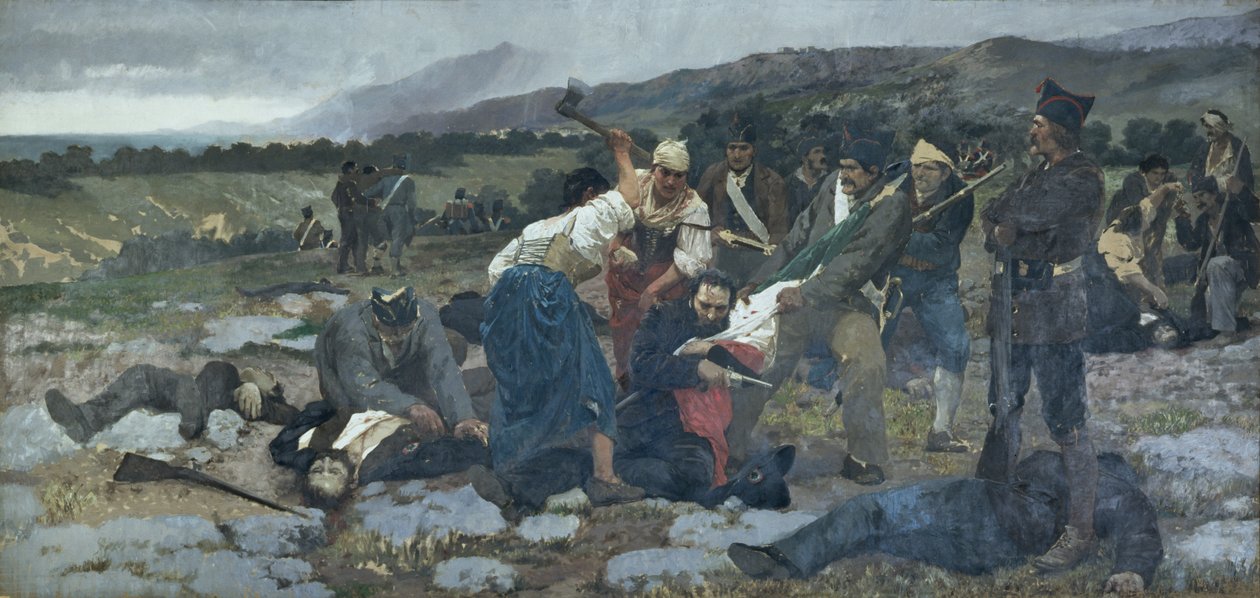 Der Tod von Carlo Pisacane von Giuseppe Sciuti