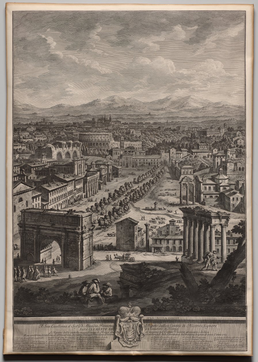 Das Campo Vaccino von Giuseppe Vasi