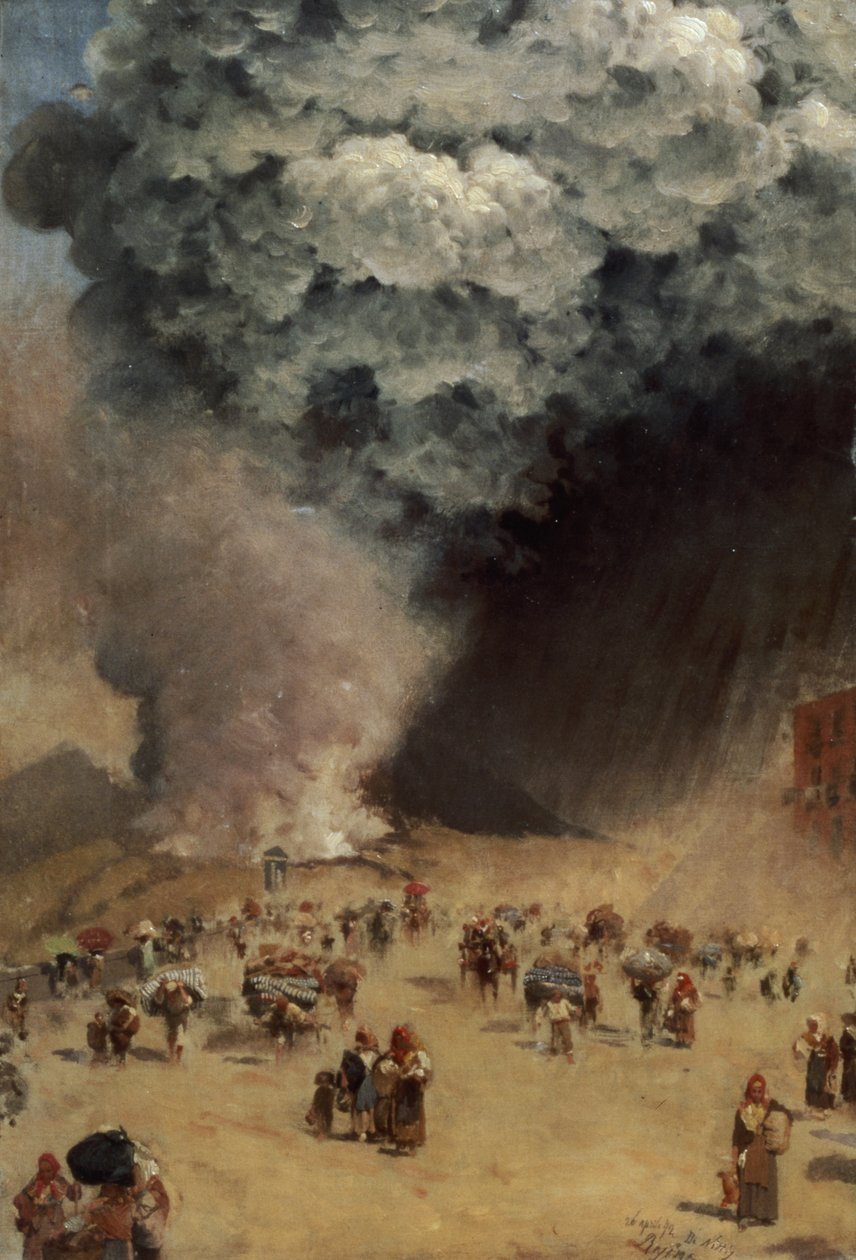 Der Ascheregen, 1872 von Giuseppe de Nittis