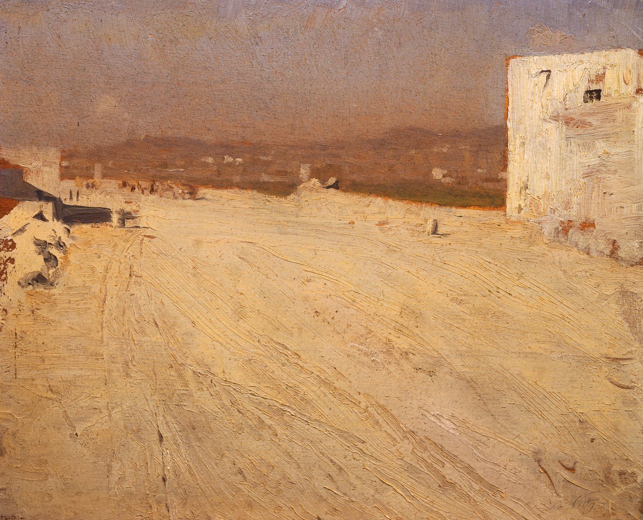 Landschaft in der Sonne von Giuseppe or Joseph de Nittis