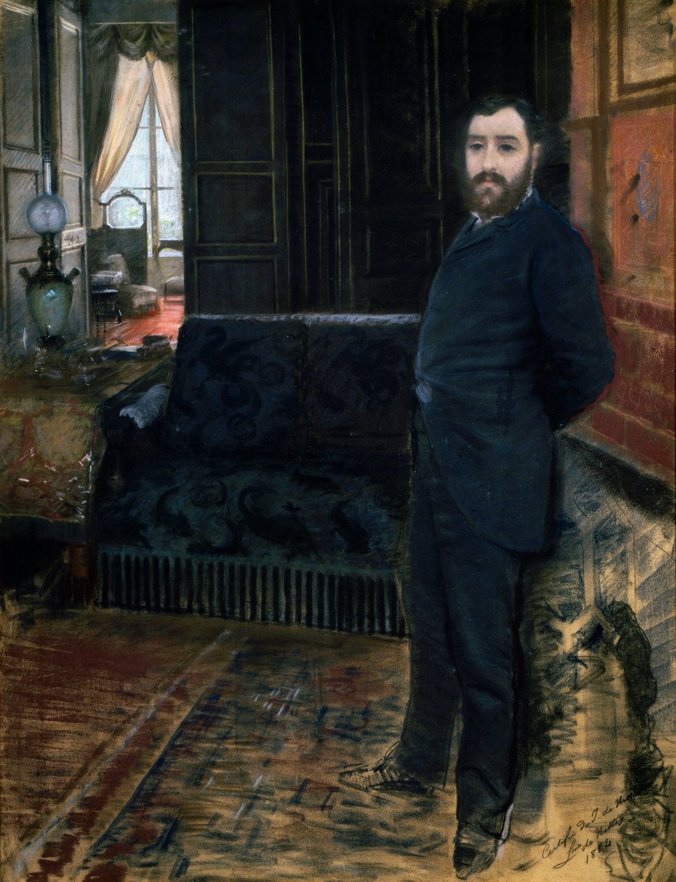 Selbstporträt von Giuseppe or Joseph de Nittis
