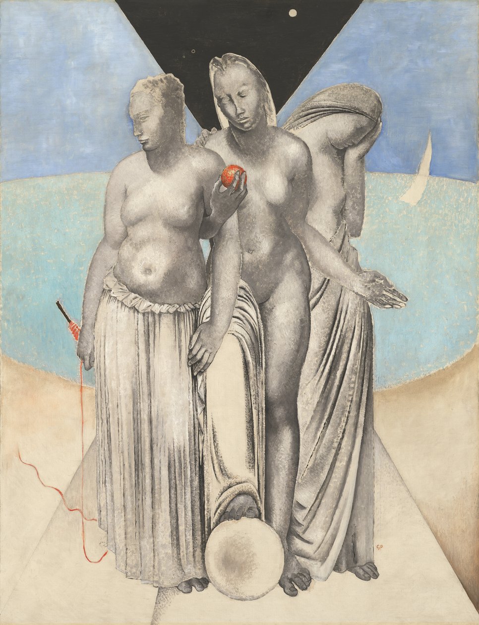 Die drei Schicksalsgöttinnen von Glyn Warren Philpot