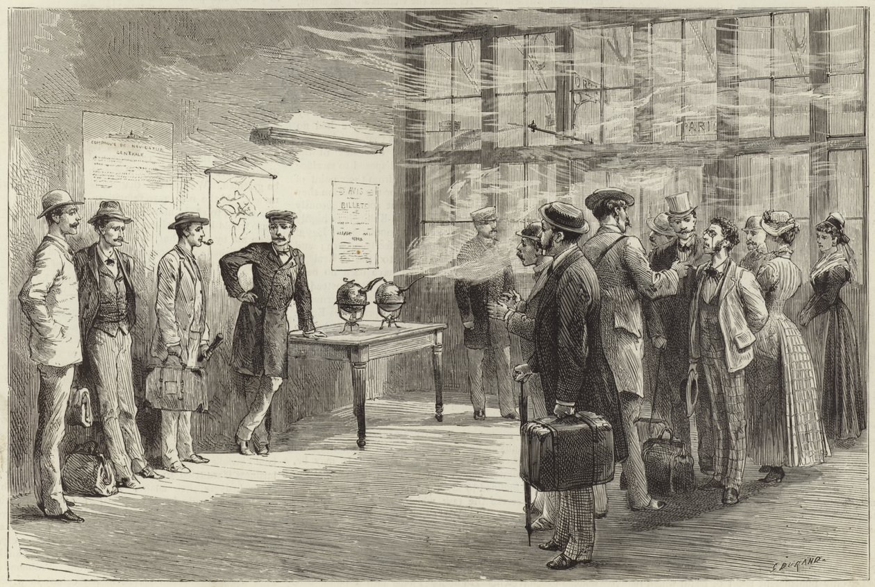 Die Cholera in Europa (Gravur) von Godefroy Durand