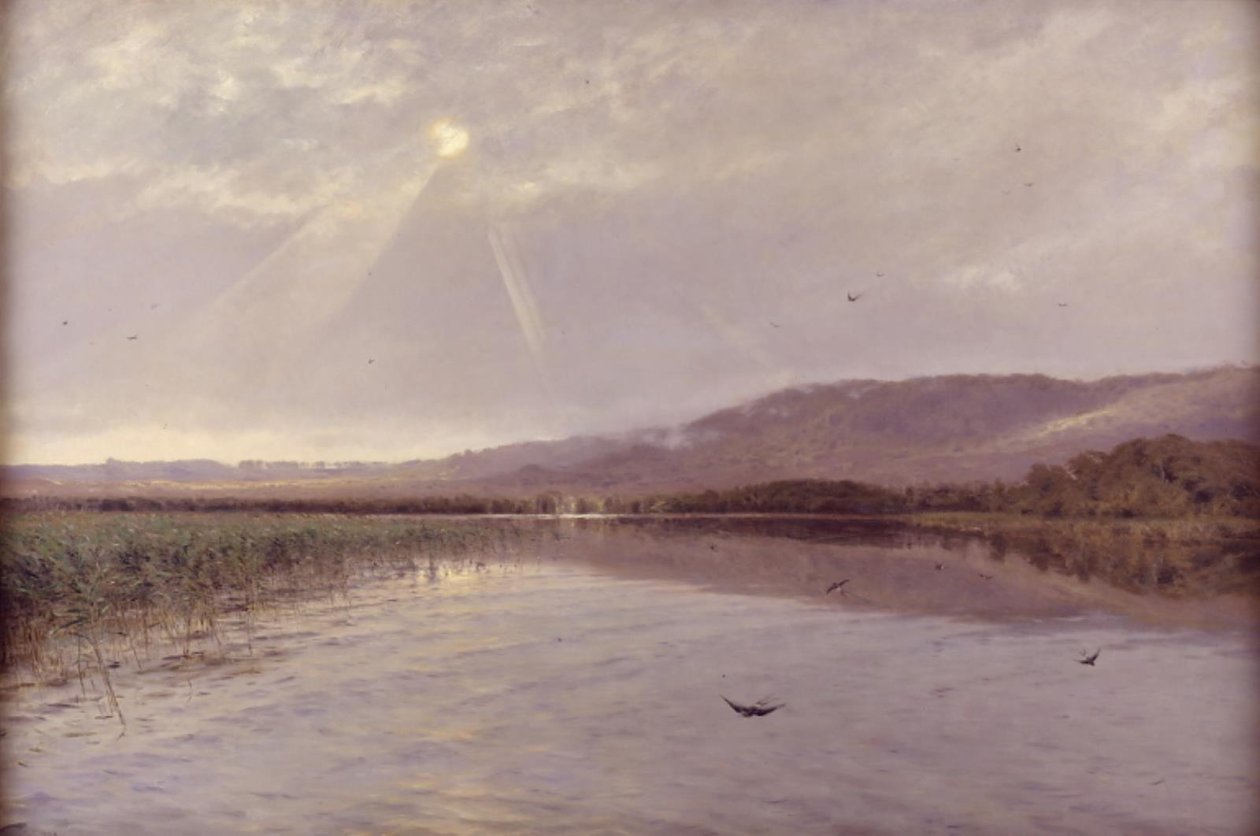 Ein See im Himmelbjerg-Gebiet, Jütland von Godfred Christensen