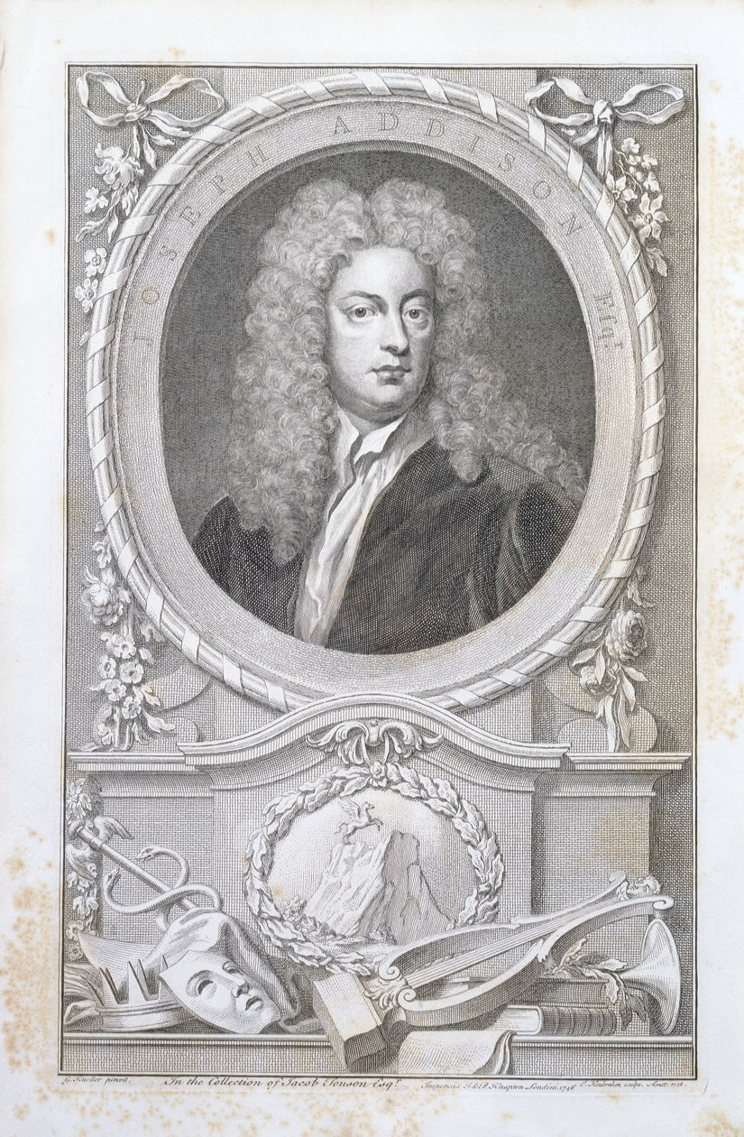 Joseph Addison, 1748 von Godfrey Kneller
