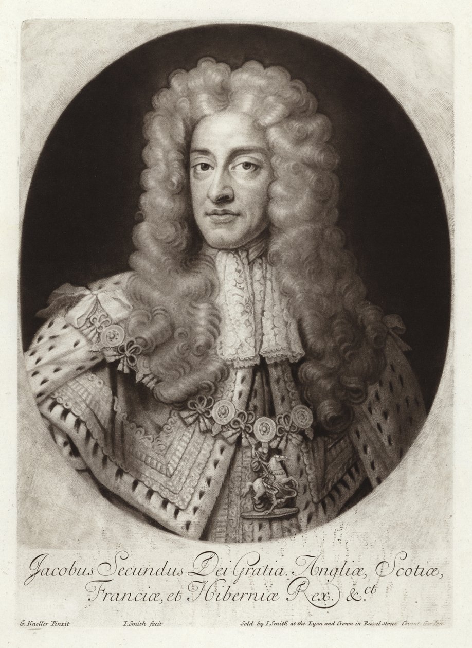 Porträt von König James II von England und Irland von Godfrey Kneller