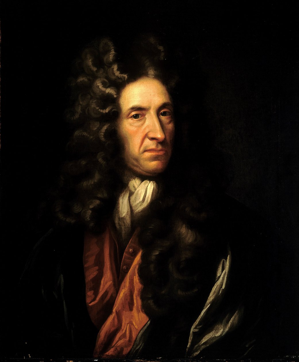 Daniel Defoe (1660-1731) von Godfrey (manner of) Kneller