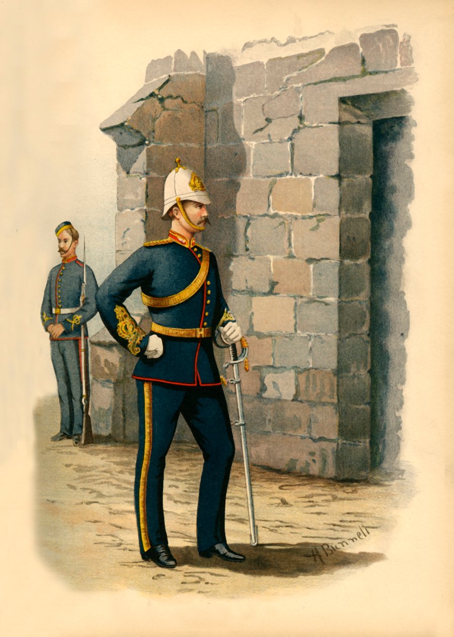 Halifax Garrison Artillery, 1890 von Godfrey Douglas Giles