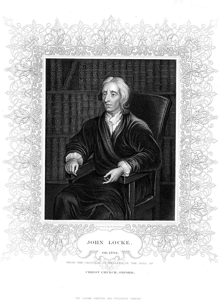 John Locke, englischer Philosoph, um 1680-1704 von Godfrey Kneller