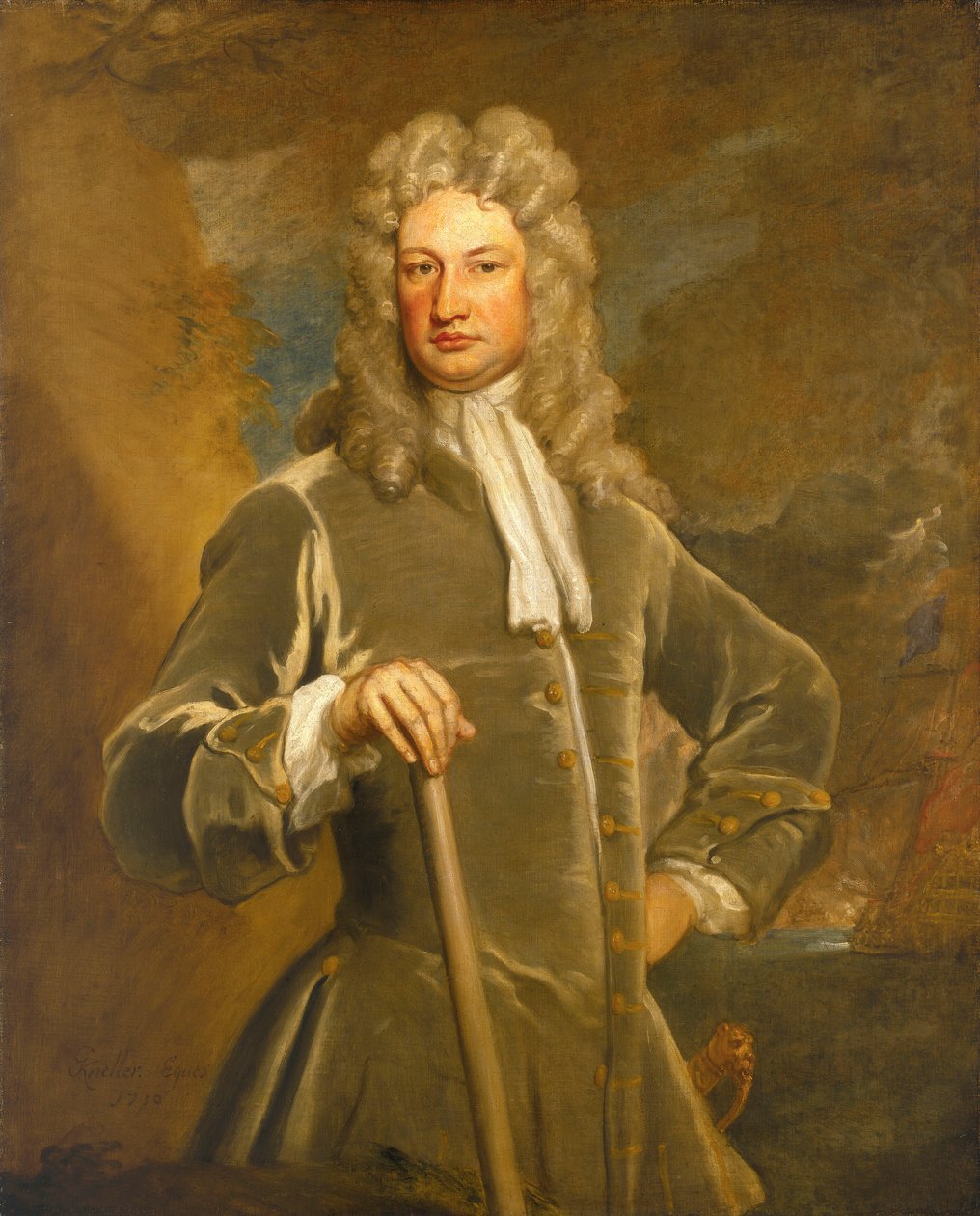 Sir Charles Wager (1666-1743) von Godfrey Kneller
