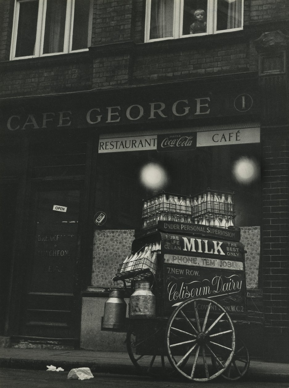 Londoner Straßenszene 1950er Jahre von Godfrey Macdominic