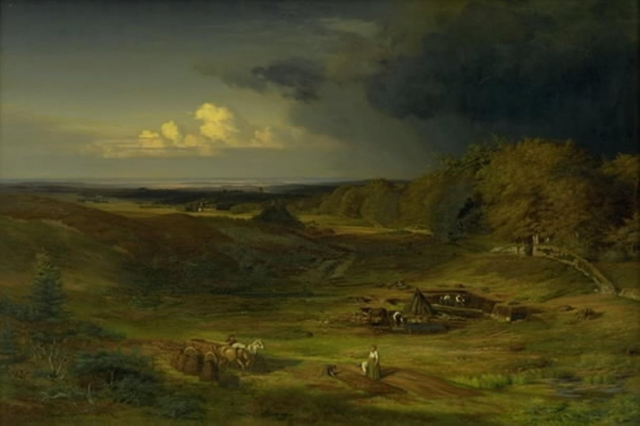 Landschaft in der Nähe von Schloss Frederiksborg von Godtfred Rump