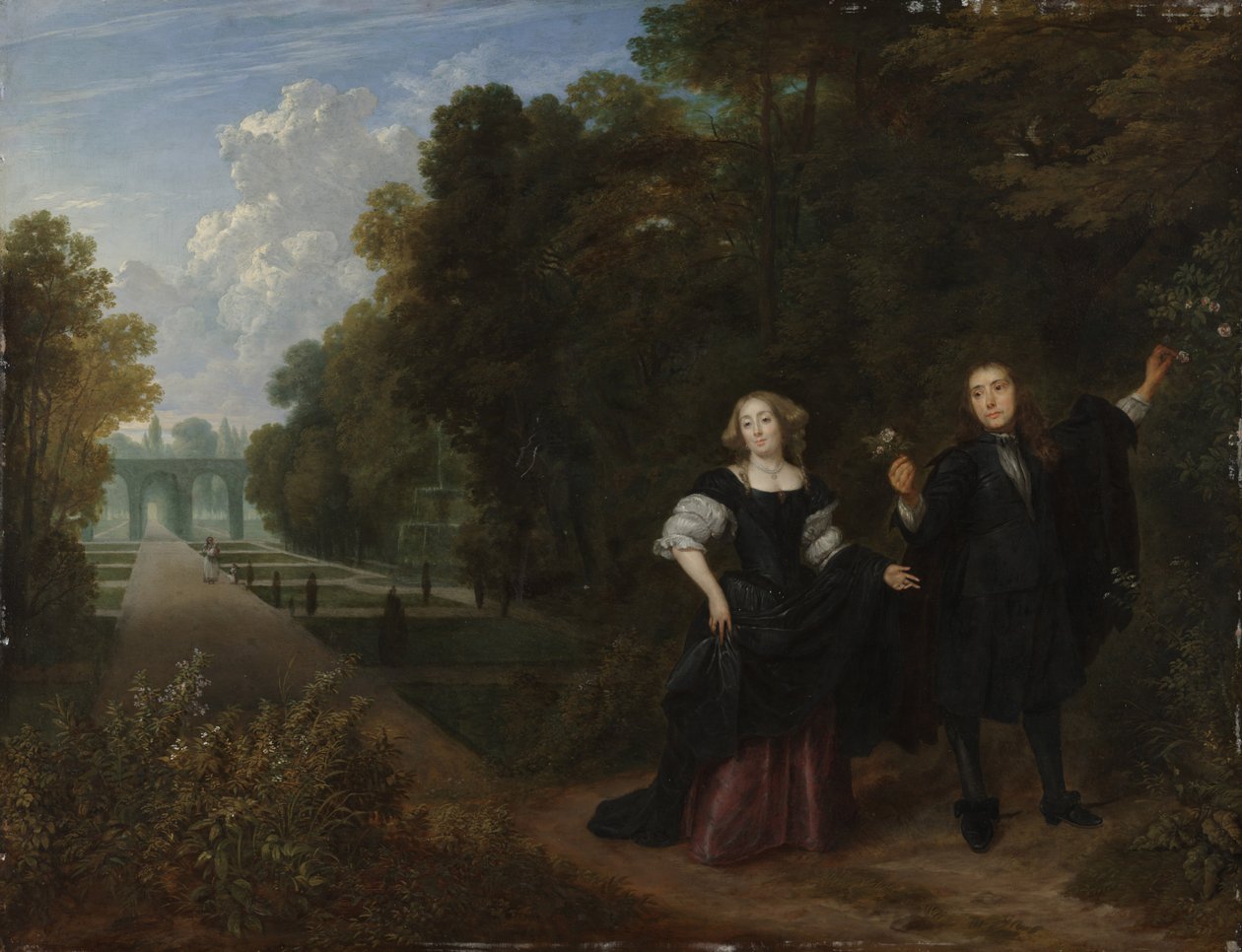 Der Spaziergang von Gonzales Coques