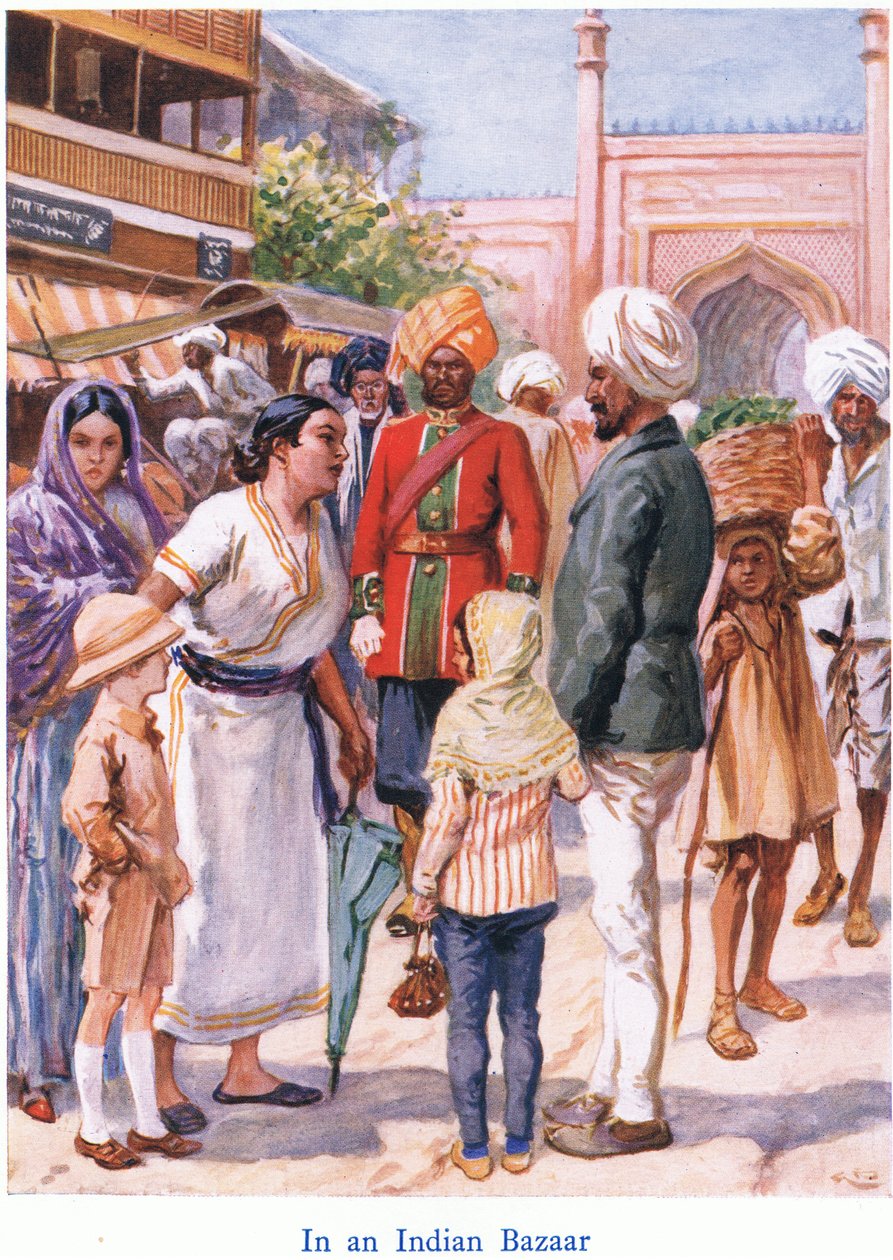 In einem indischen Basar von Gordon Frederick Browne