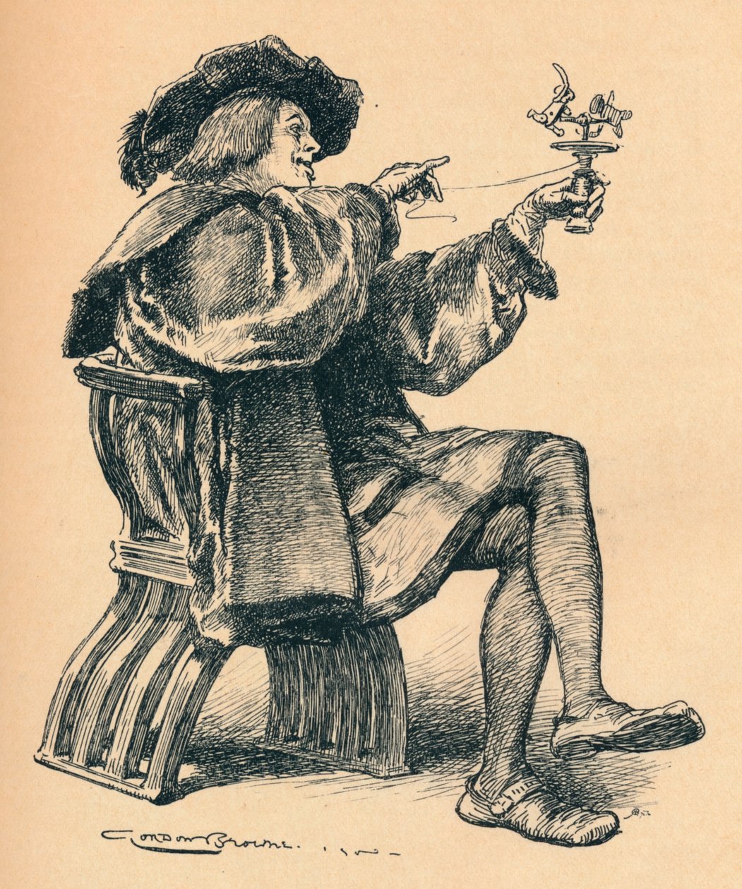Die Puppen, ca. 1900 von Gordon Frederick Browne