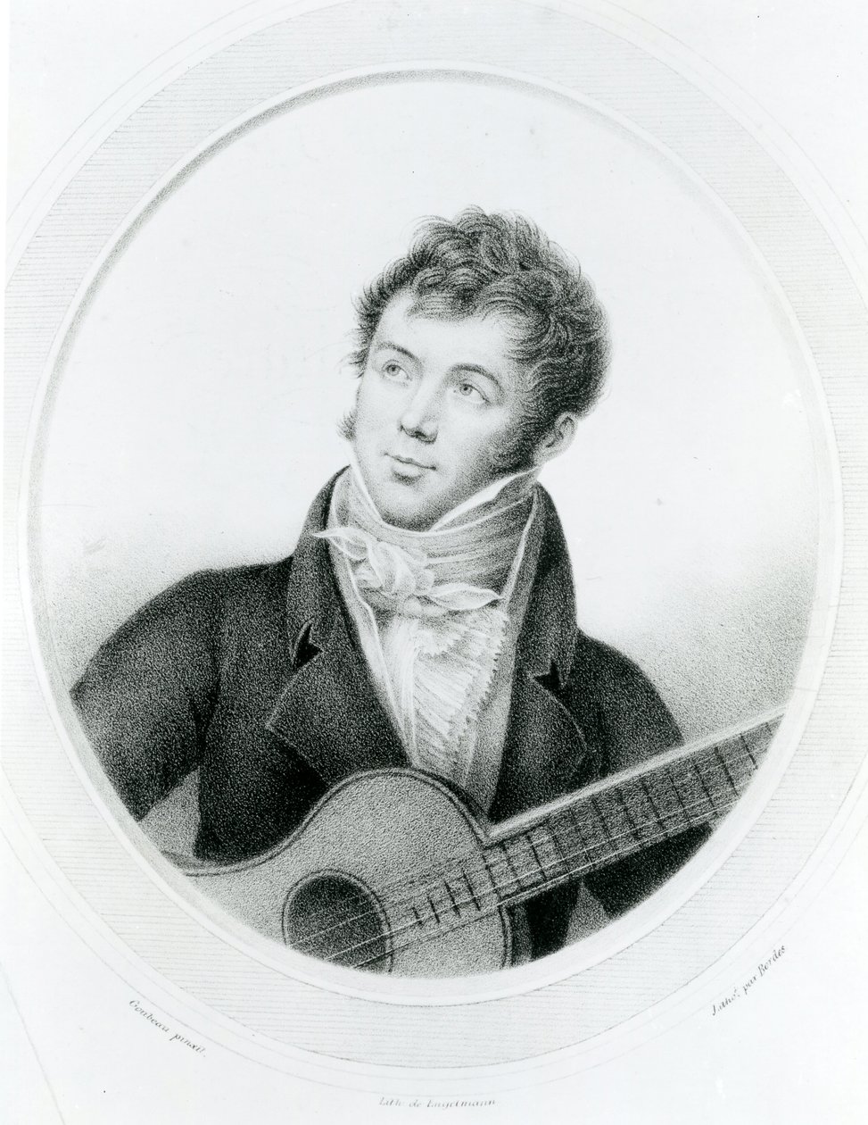 Fernando Sor (1778-1839) um 1825 von Gottfried or Godefroy Engelmann