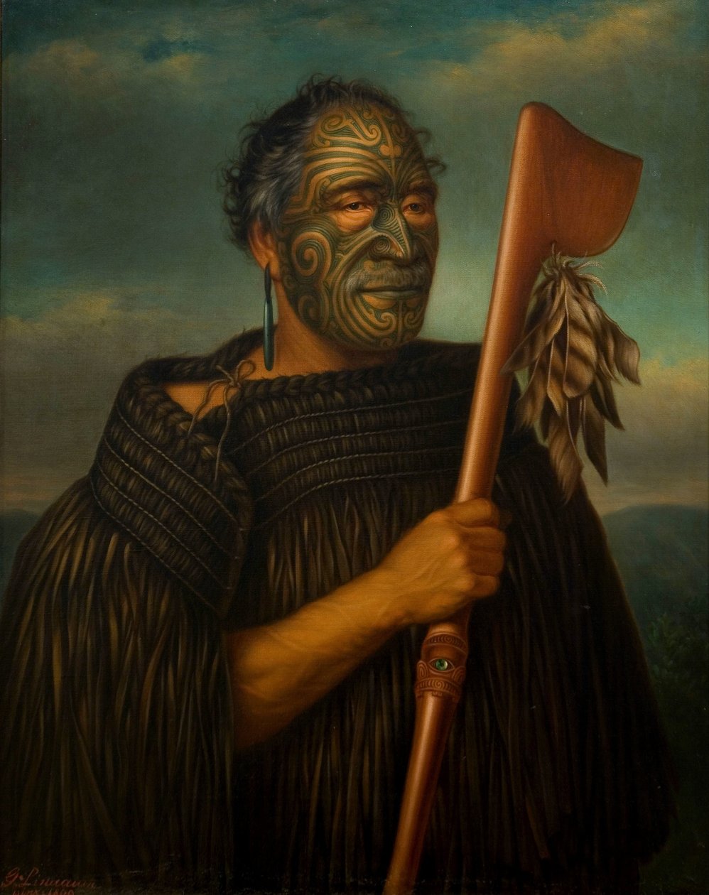 Tamati Waka Nene von Gottfried Lindauer