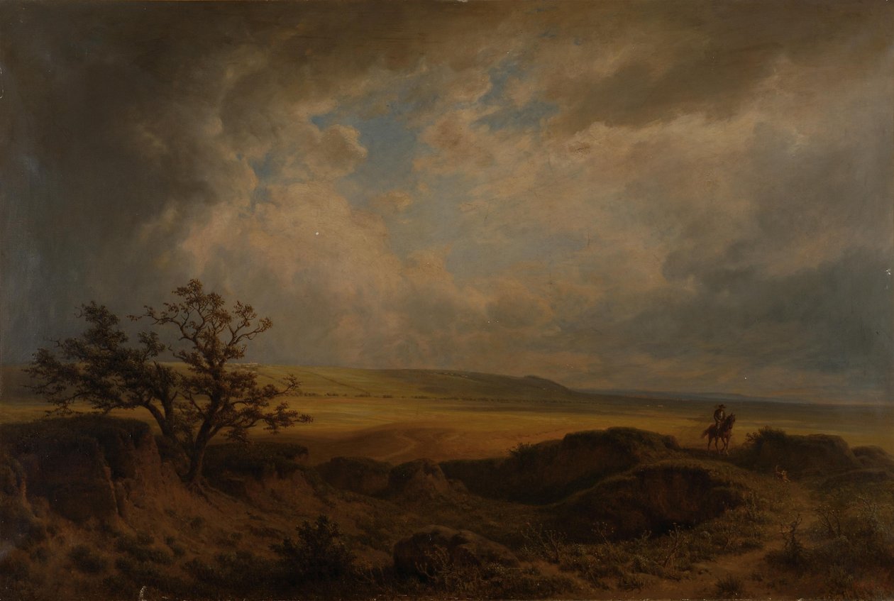 Schlachtfeld bei Kolín von Gottfried Seelos