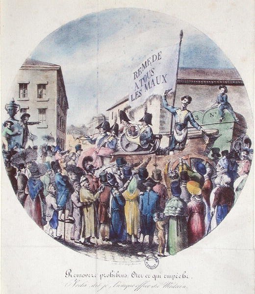 Der Scharlatan von Gottfried or Godefroy Engelmann