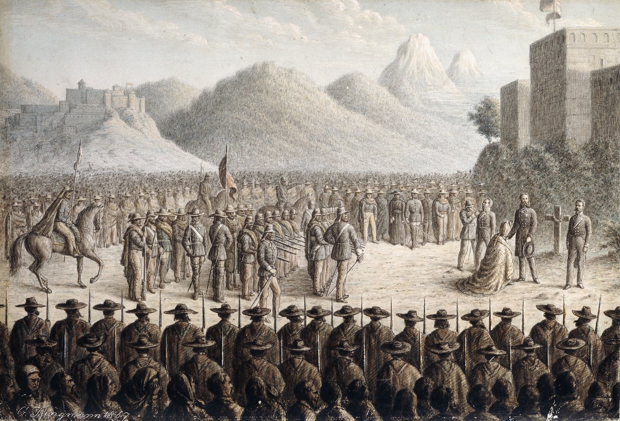 Die Hinrichtung von Kaiser Maximilian von Gottlob Jungman